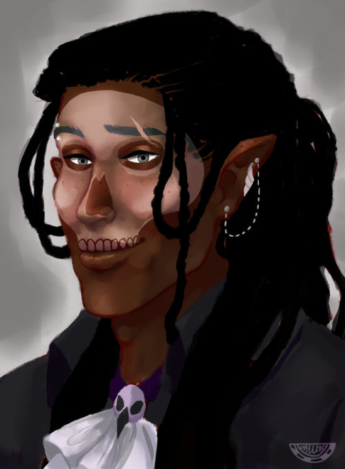 taz-ids:purplepakwan:Hi have this Kravitz painting that started as a warm up sketch that got outta h