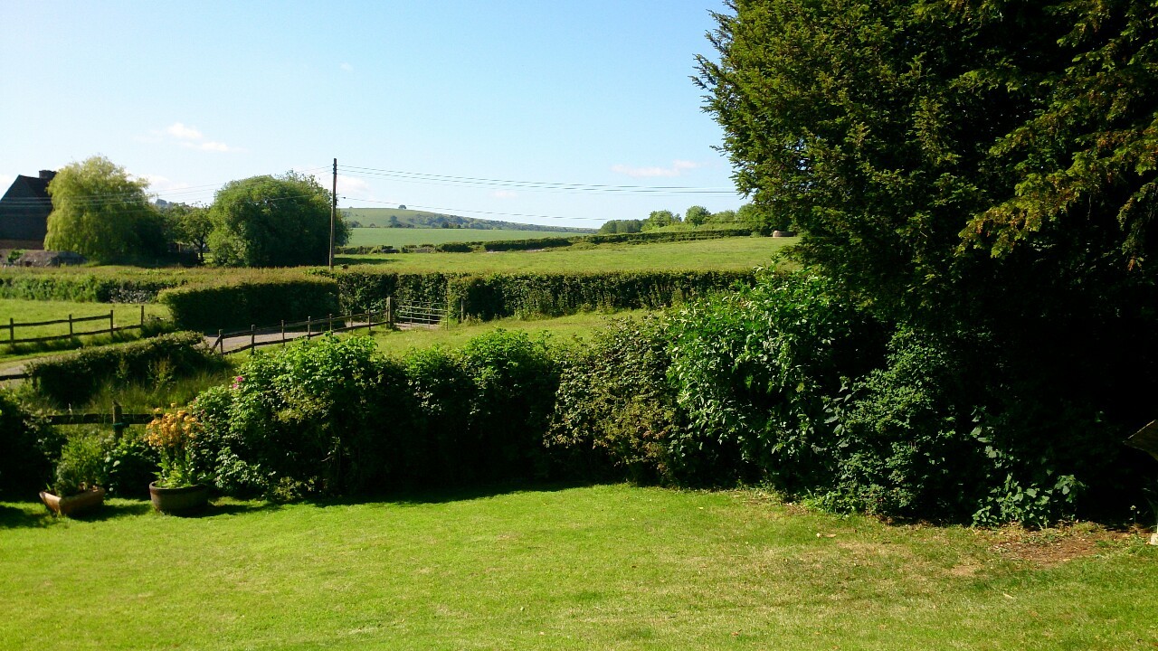 Sunday morning sunshine in Burghclere.