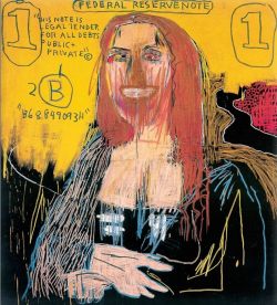 The-Master-Pieces:  Jean-Michel Basquiat - Mona Lisa (1983)