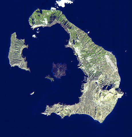 earthstory:  2nd Largest Volcanic Eruption in Recorded History, Santorini  The Santorini