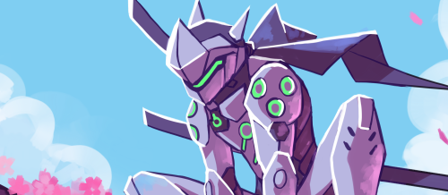 nightmargin:a Genji print I drew last month…I really like his design