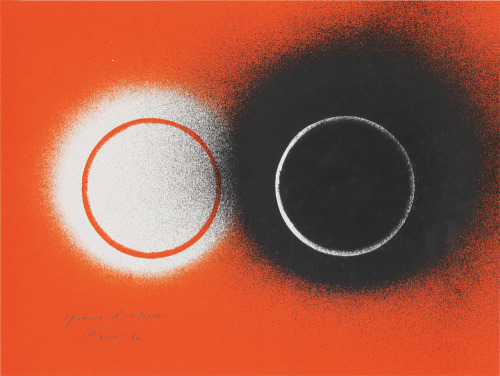 socialclaustrophobia: Otto Piene (German, 1928 – 2014), Ohne Titel [untitled], 1