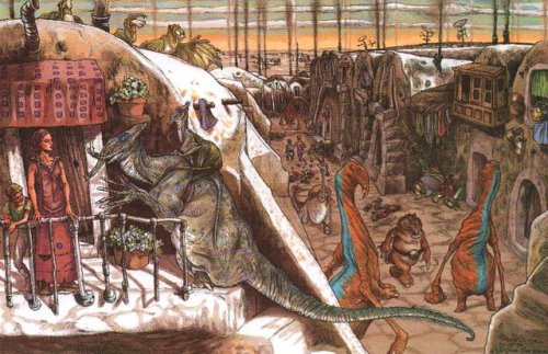 gffa:The Phantom Menace Tatooine Concept Art | by Teryl Whitlach