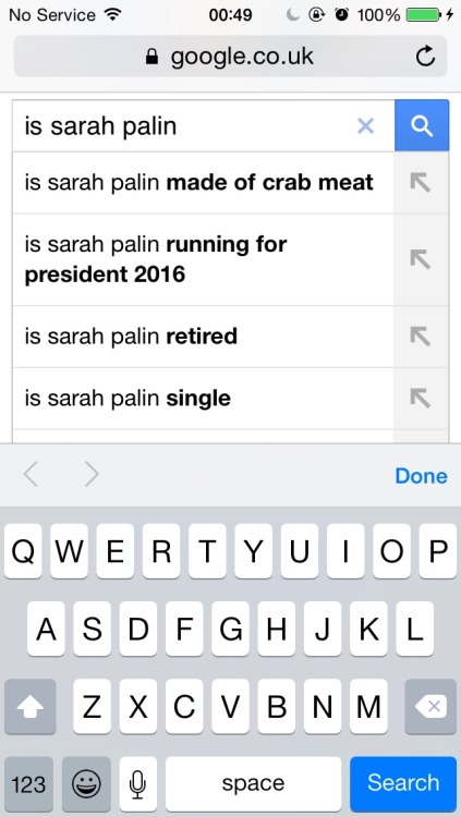 sleepingwiththekings:  So is she made of crab meat or not?