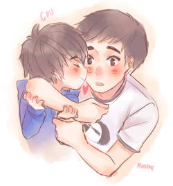 monamepleng:  Hiro : chu~Tadashi : *Blushing*lovely