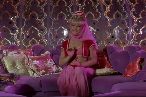 retropopcult:  ilovejeannie: Jeannie Barbara Eden in I Dream of Jeannie (1965-69)   @empoweredinnocence so many ideas for you based on her outfit. 