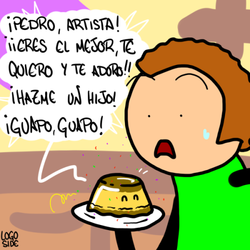 kokerocketpunch:  Soy tu flan numero 1 *.*