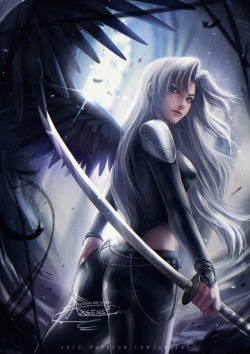 axsens:  Sephiroth Genderbent♥ SFW/NSFW