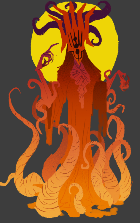 dailycryptodrawings:695: Hastur (The King In Yellow)Have you seen the yellow sign?Requested by Anony