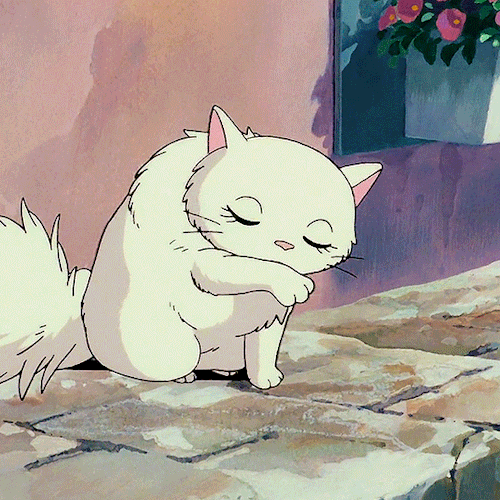 minimalistsource:STUDIO GHIBLI + CATS   My Neighbor Totoro (1988) dir. Hayao Miyazaki Kiki