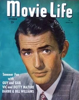 eldredgregorypecks: Gregory Peck featuring in film magazines in the 1940’s.