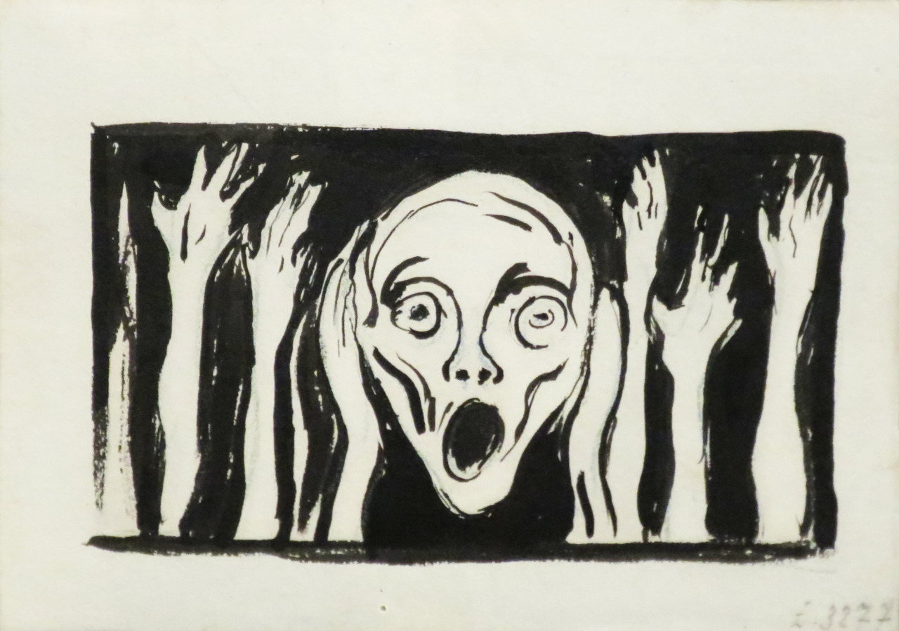 drakontomalloi:  Edvard Munch - The Scream. N.d.