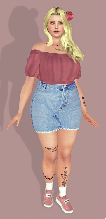 Madison VanWatsonMakeover process + CC list &amp; Download sim