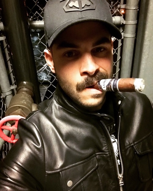 cigar-boy:Lunatic in leather