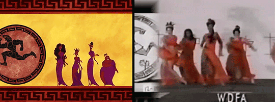 mamalaz:  So, Disney storyboarded Hercules in live action with dancers. My mind is