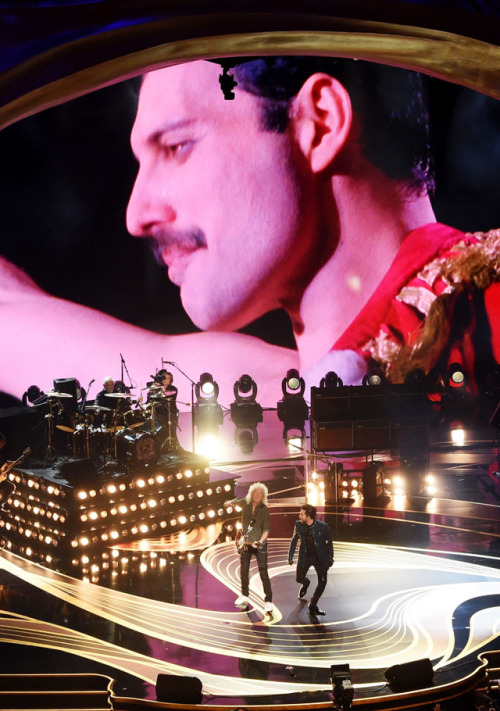 joe-mozzarello:Freddie graced the Oscars with his presence after all