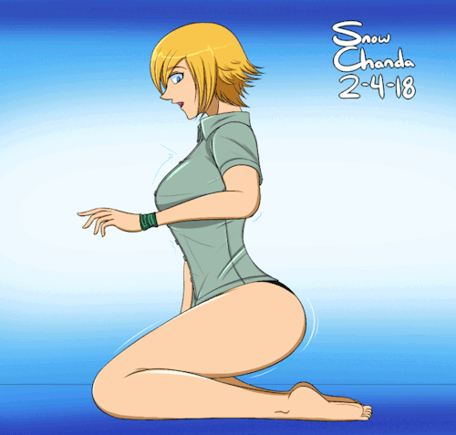 A slideshow gif of Sera filling out. xD