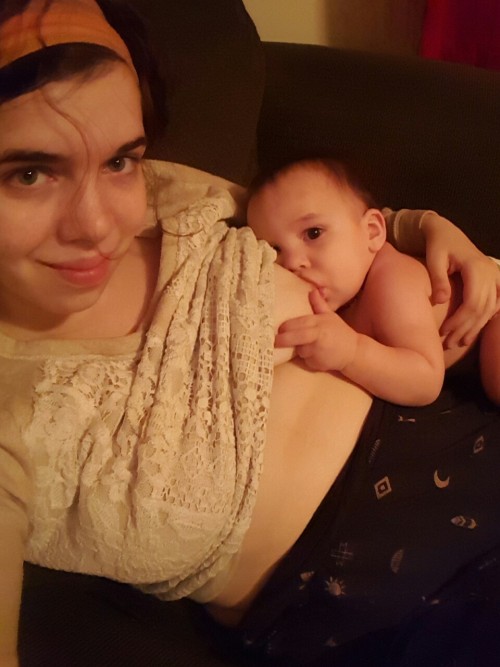 motherofthane:Feeling happy to cuddle with my little monk.