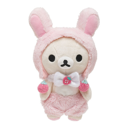 iheartrilakkuma:Korilakkuma Strawberry Bunny Plush - 1,836円 Size: 190×105×85mm Release D