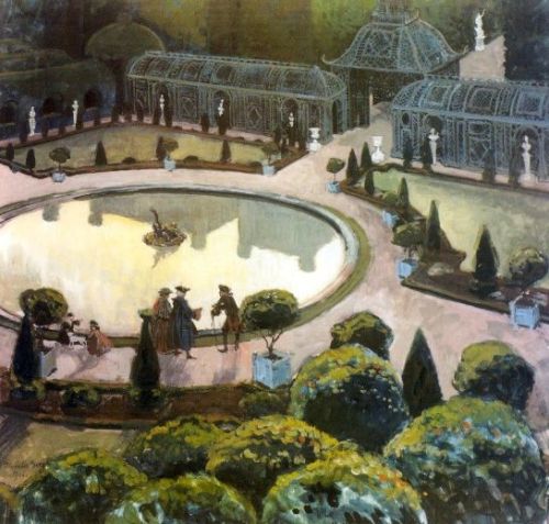 Versailles. Greenhouse   -   Alexander Benois  1906Russian 1870-1960