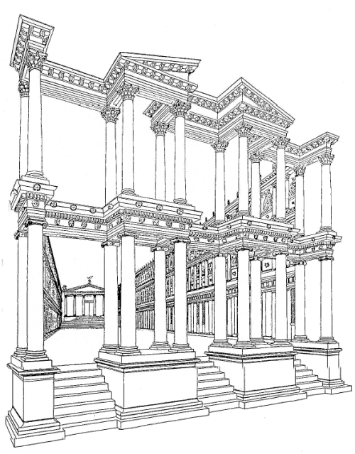 classicalmonuments: The Sebasteion and its PropylonAphrodisias, Asia minor (Turkey)1st century 