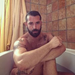 beardburnme:  “_private pool #male #beard #me #heat #light #home #hair #hairy #arms #legs #chest #ink #tattoo #skin #italy #south #puglia #man #boy #guy #body #face #heart #nude #bath” by @marianomarangi on Instagram http://ift.tt/1M4pqVQ