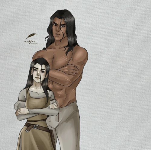Throne Of Glass Characters & Couples Artist: Inkfaeart