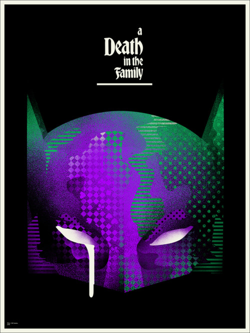 xombiedirge:  Previews from the 75 Years of Batman art show, opening October 24th, 2014, at the Mondo Gallery / Tumblr. Watch the World Burn by Jason Edmiston / Website / Facebook A Death in the Family by WBYK / Blog Batman by Brandon