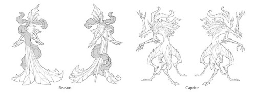 Character designs for “Cerebria: The Inside World”, a board game by Mindclash games