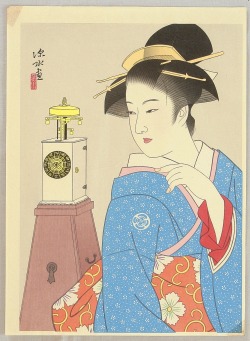 tofuist:  silezukuk:  Ito Shinsui - Clock