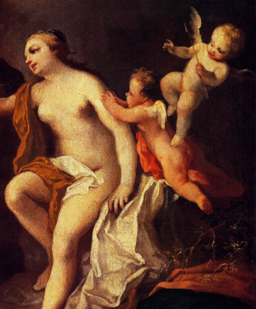 jaded-mandarin:Jacopo Amigoni. Detail from Venus and Adonis, 18th Century.