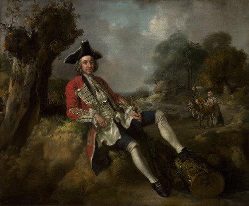 Portrait of a Gentleman, figure painted by Francis Hayman, c.1750, Saint Louis Art Museum: European 