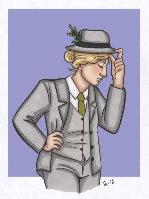 a-gnosis: Modern Athena in suit. Funny… I’ve never had a thing for men in suits/armor/u