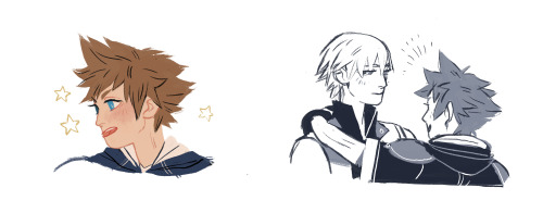 sarakipin:  I really missed drawing KH stuff 
