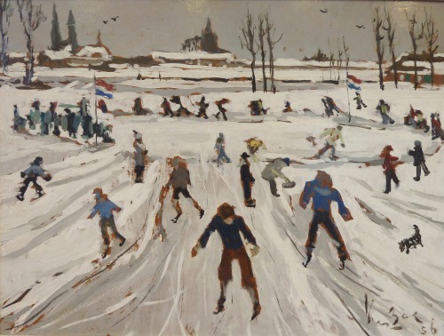 Winter  -    Kees Bol, 1956Dutch,1916-2009Oil on canvas