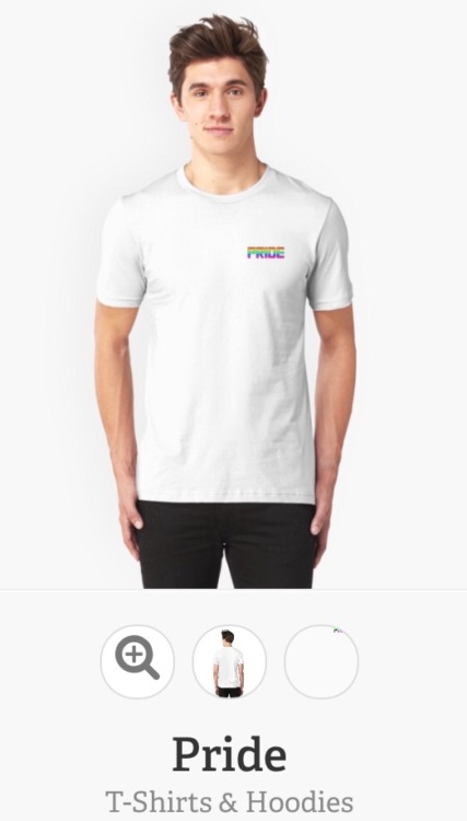 Check out the latest Pride designs on redbubble! Amazing products available!