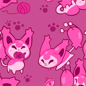 dailyskitty: got inspired to do some skitty tiles! Feel free to use!