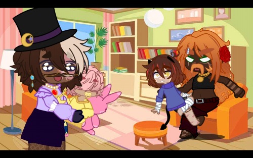 *reginald comes rushing in with toddler he just found in his arms...he had already given them new clothes*
reg: RIGHTY CAN WE ADOPT THEM???
*rhm sitting on the couch with a another child reginald and rhm both found and adopted*
Rhm: what the- oh bloody hell reg!-
*Celestia just chilling on rhms lap*