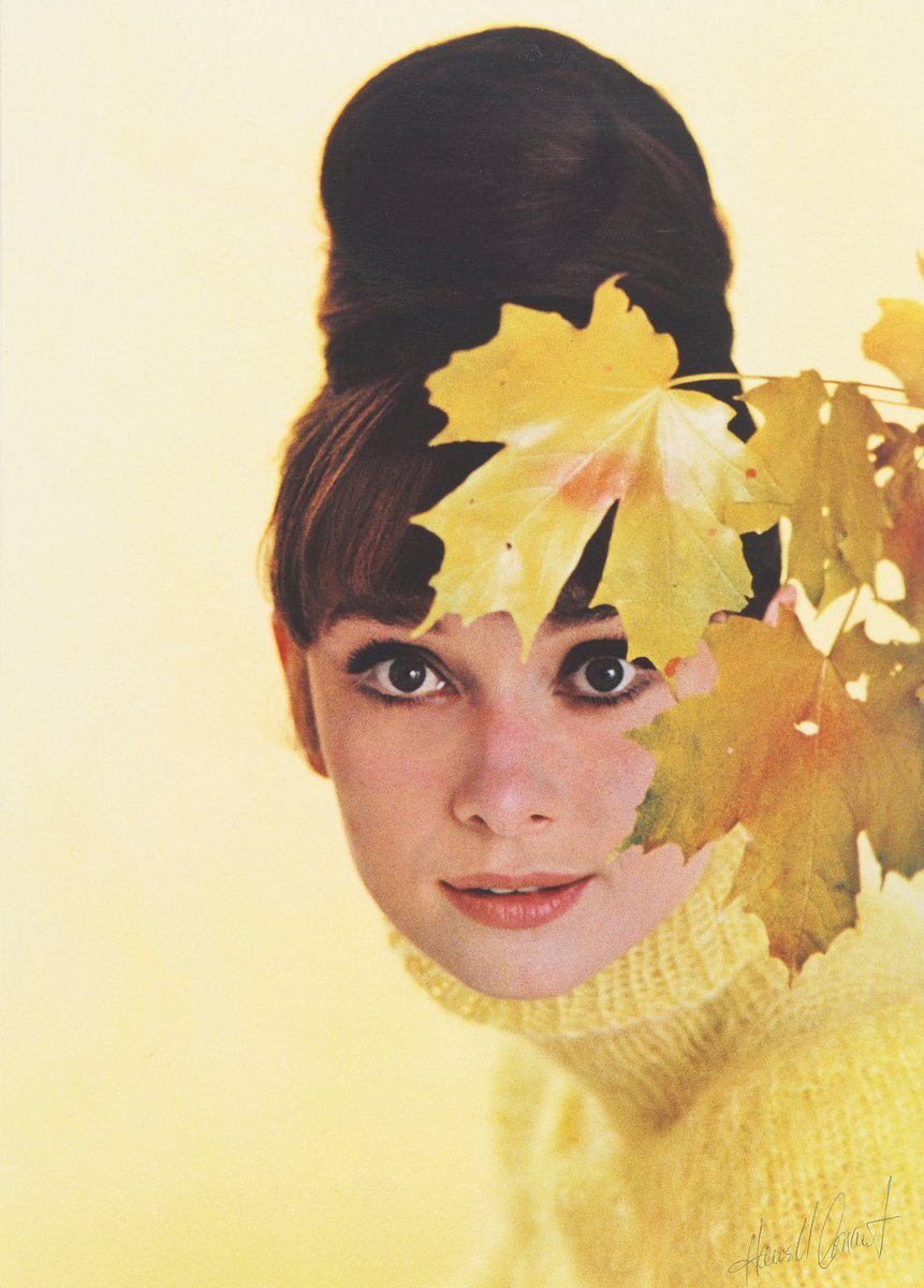 audrey hepburn yellow