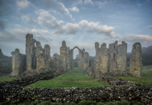 wanderthewood:Ruins of Castle Acre Priory in Norfolk, England by grbush