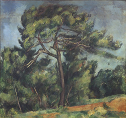 herzogtum-sachsen-weissenfels:Paul Cézanne (French, 1839-1906), Le Grand Pin [The Large Pine], 1887-89. Oil on canvas, 84 x 92 cm.