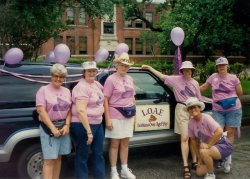 lesbianherstorian: the houston, texas group L.O.A.F. (lesbians over age fifty) is a nonprofit social and support group for mid-life and elder lesbians. it was founded in october 1987 by arden eversmeyer after her life partner passed away, with the help