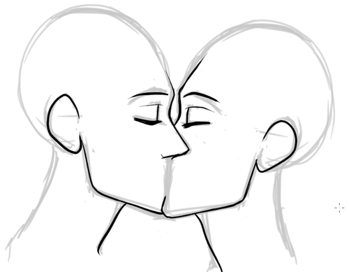 How to Draw People Kissing - An Anime Kiss Drawing - Easy Step by Step  Tutorial