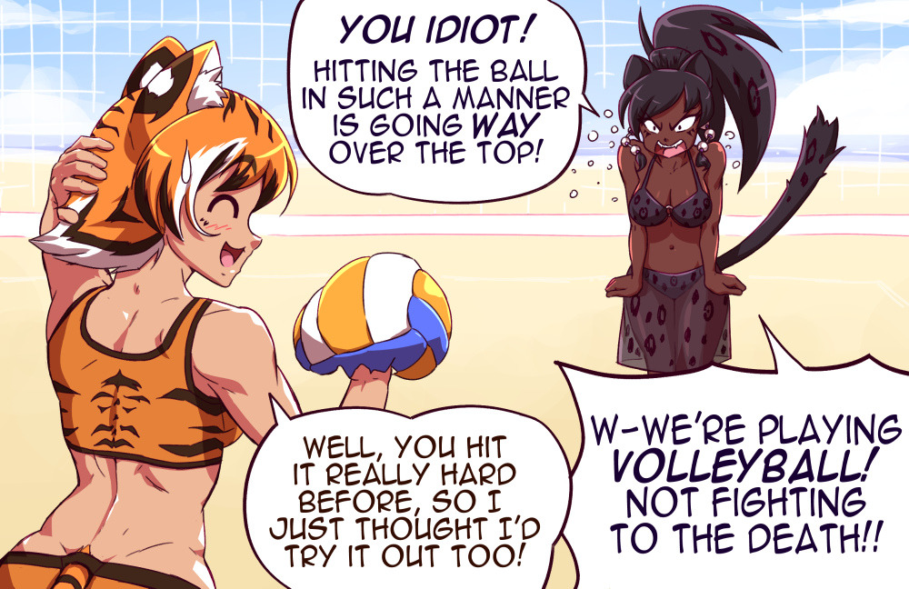 mazu-meh: Volleyball Cats Chapter 3 Part 2 &lt;- 