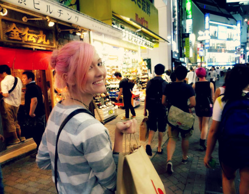 Shopping night in Shibuya! If you’re ever looking for great anime/manga shops there I really r