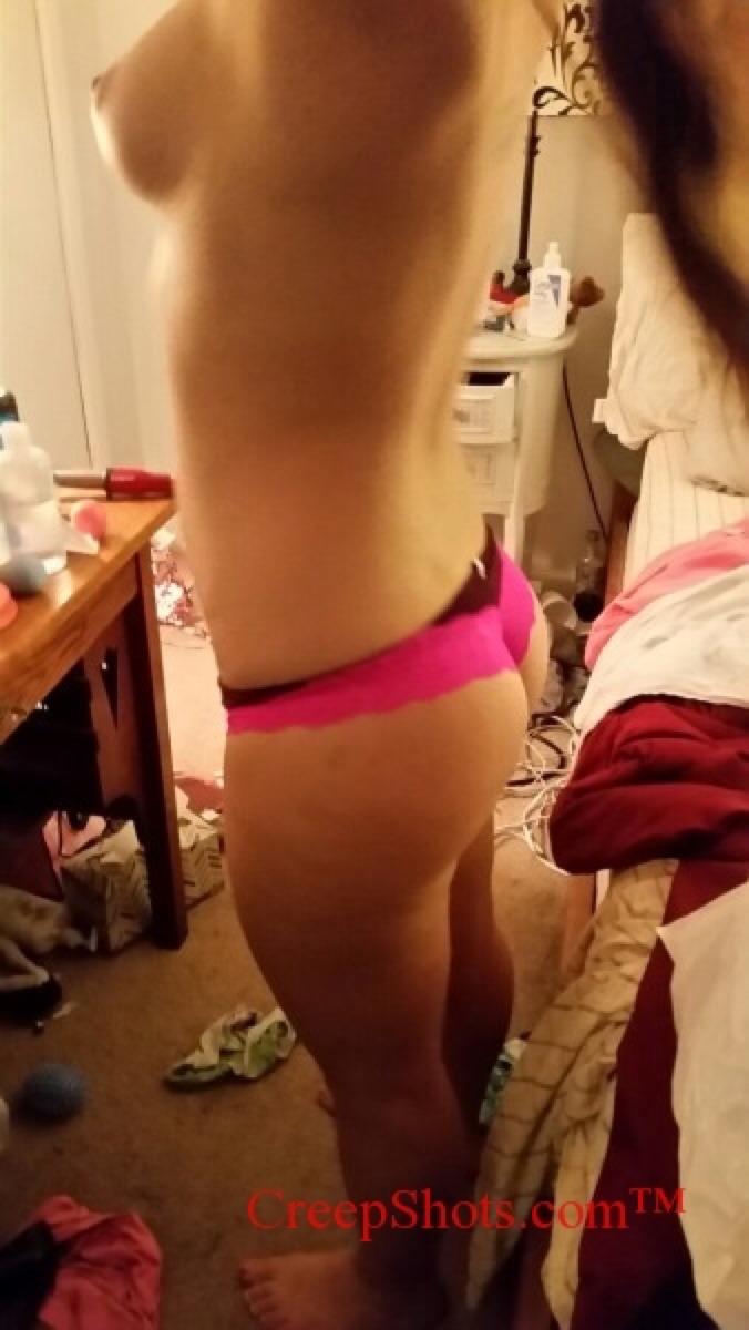 creepshots:  @yozerman  submits his naked GF getting dressed https://shar.es/14GToo