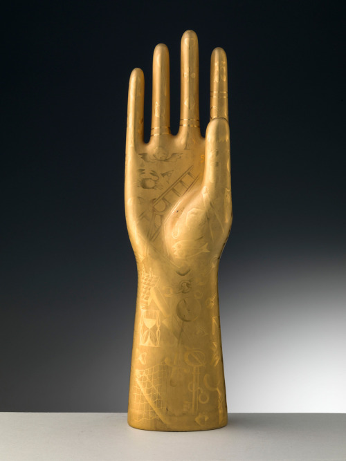 design-is-fine: Gio Ponti, “Witch’s hand”, 1935. Porcelain hand-painted with gold,
