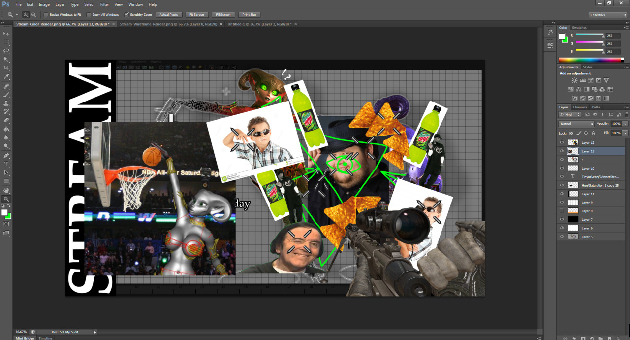 jessicaanner:  Things… got out of hand during tonight’s stream. I think the Illuminati