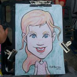 Ready for caricatures at Dairy Delight! #caricature