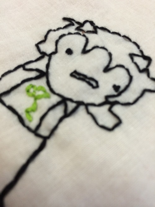 roachpatrol: violasarecool: michellemichiemich: finished embroidering the first half of my homestuck